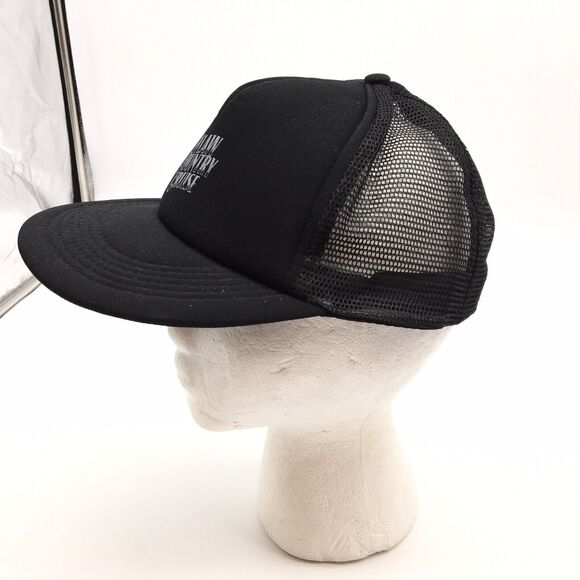 Outlaw Country Cruise Black Trucker Snap Back Hat Blackberry Smoke - Picture 4 of 7